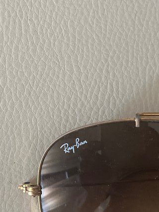 Gafas de Sol Ray-Ban Aviator Doradas Marrones