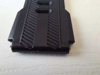 Correa de silicona negra para reloj 22mm