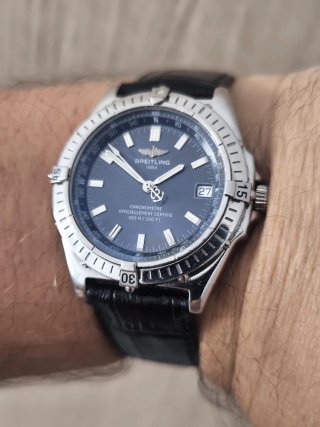 Orologio Breitling Windrider Wings Automatico Blu