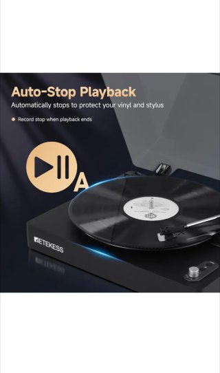 Tocadiscos Ricatech Negro
