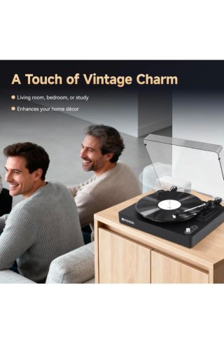 Tocadiscos Ricatech Negro