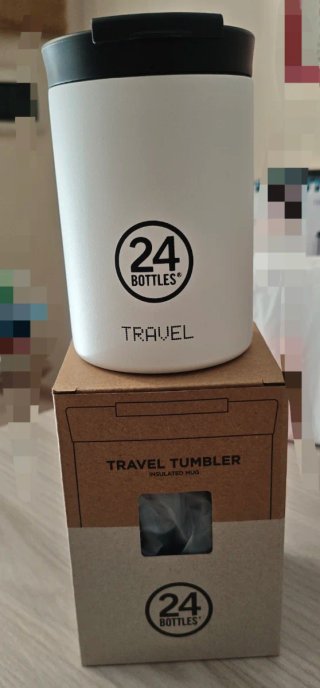 24Bottles Travel Tumbler Bianco ghiaccio