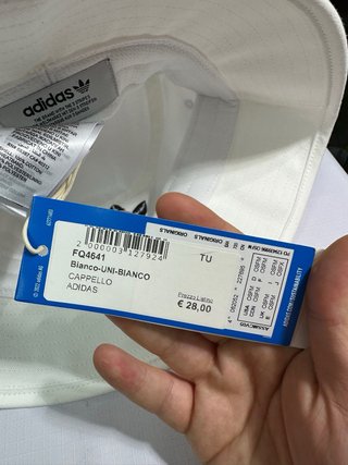 Cappello Adidas Bianco da pescatore bucket