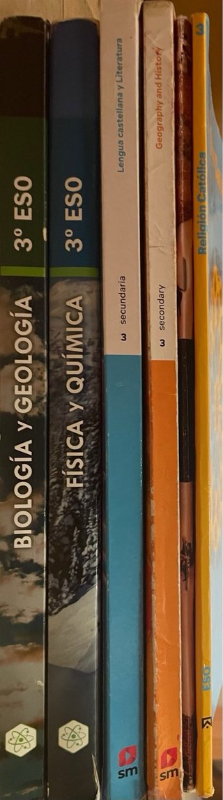 Pack 6 Libros 3ºESO