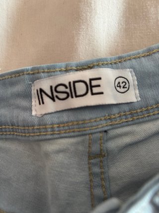 Pantalón corto vaquero claro Inside hombre