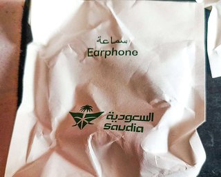 Auriculares aerolinea Saudia Airlines (Arabia)