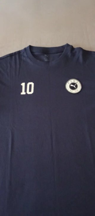 Maglietta Puma blu con numero 10