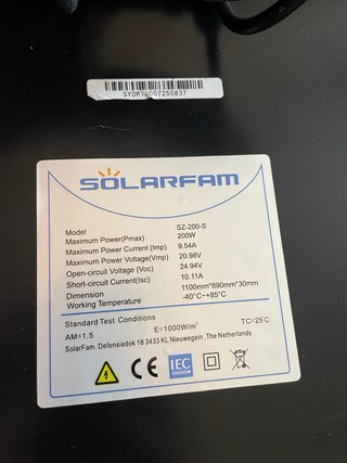 Panel solar 200W