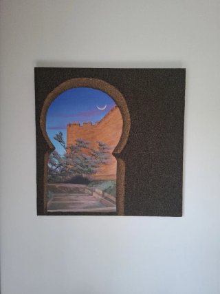 Cuadro Artista Almeriense Artequintana