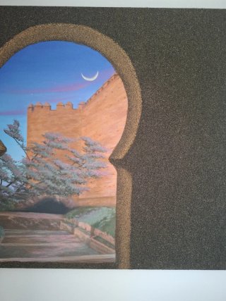 Cuadro Artista Almeriense Artequintana