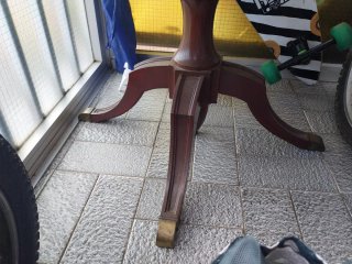 Mesa Vintage Madera y Mármol