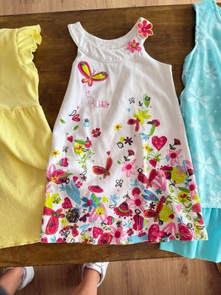 Lote 7 vestidos niña