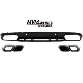 Difusor C63 Black Series Mercedes C Coupe con esca