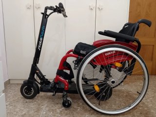 Handbike/Patinete adaptado para sillas de ruedas