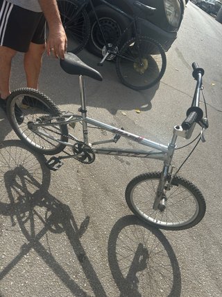 Bmx plateada