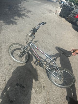 Bmx plateada