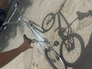 Bmx plateada