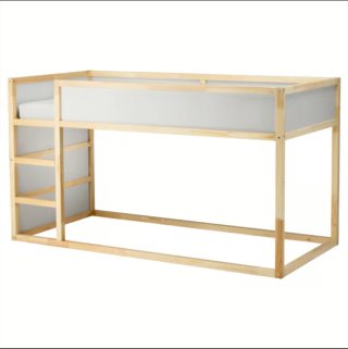 Cama alta infantil madera IKEA