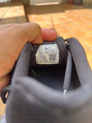 Zapatillas Nike Revolution 6 Negro Humo