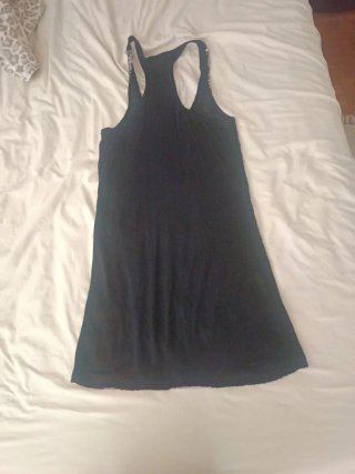 Vestido corto lentejuelas morado y plateado