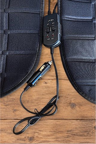 2 Cojines Calefactables Coche 12V con regulador