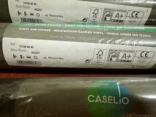Papel pintado Caselio gris – 3 rollos nuevos