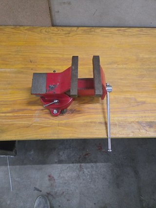 Tornillo de banco giratorio taller bricolaje