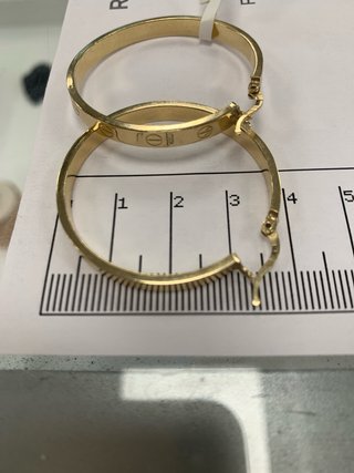 Pendientes Aro Oro 14k