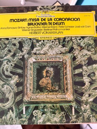 Vinilo Mozart Misa de la Coronación / Bruckner Te