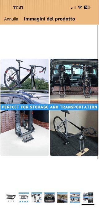 Supporto forcella bici nuovo