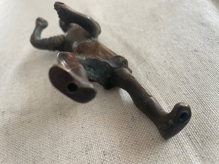 Figura Antigua Bronce Guerrero