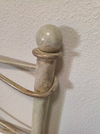 Cabecero de forja beige Almuñécar