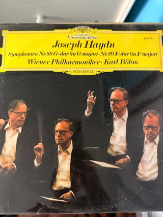 Vinilo Joseph Haydn - Sinfonías 88 y 89