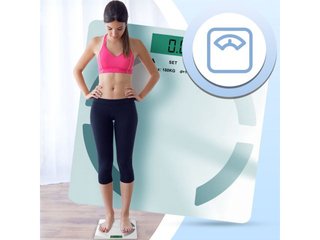 Báscula de baño digital 180 kg 10 usuarios
