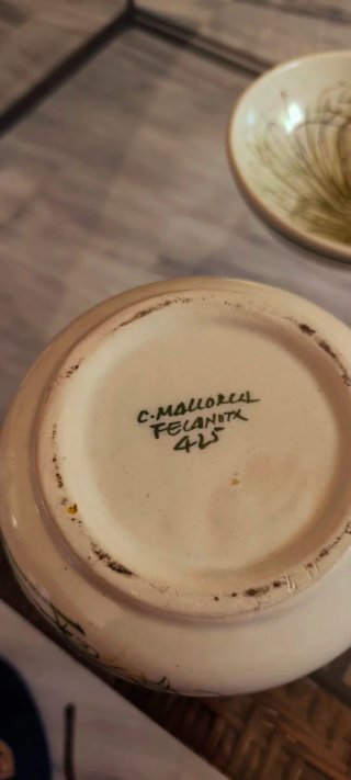Juego de cerámica decorativa