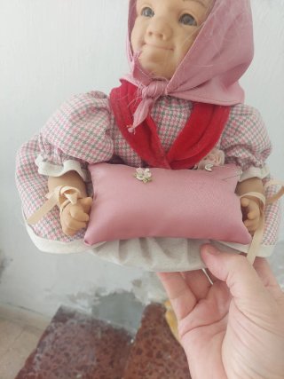 Costurero Abuela Mimbre Rosa