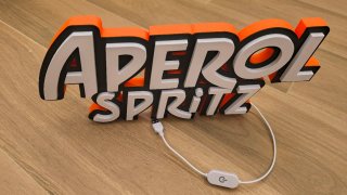 Insegna LED Aperol Spritz Bar led sign