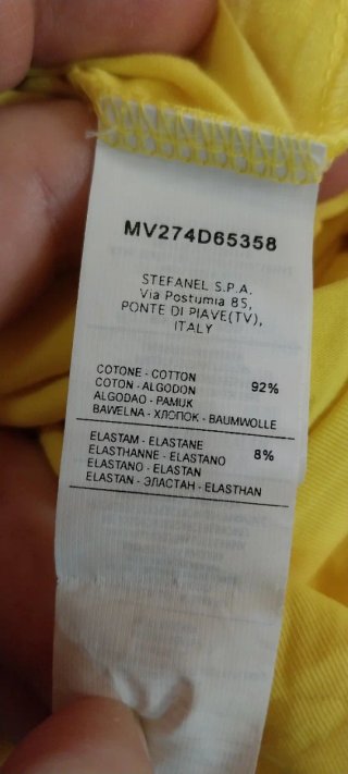 Abito Stefanel giallo
