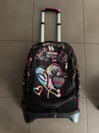 Zaino trolley Seven con stampa cuore e musica