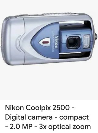 Fotocamera Digitale Nikon Coolpix 2500 Blu