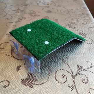 Piattaforma con rampa per tartarughe