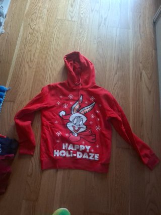Sudadera Bugs Bunny Happy Holi-Daze Talla S