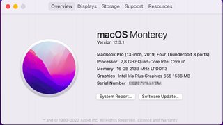 MacBook Pro 13 i7 16/512GB English US kb + Dock
