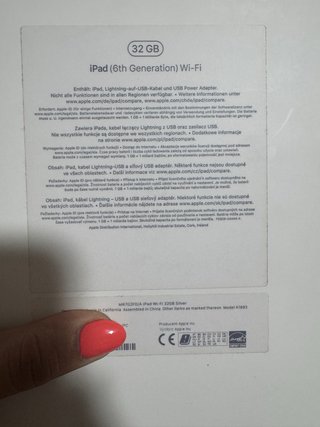 iPad 6ª Gen Plata