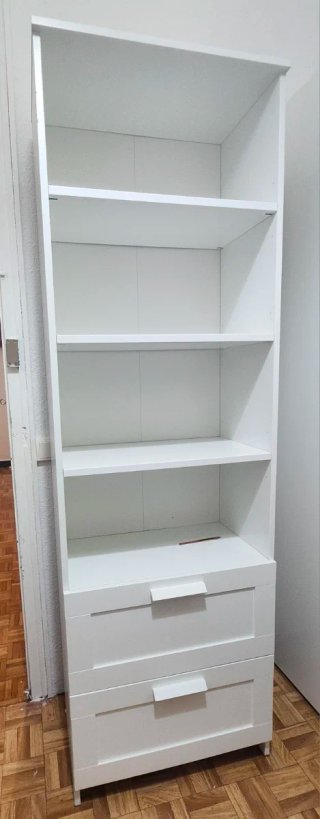 Librería Brimnes Ikea Blanca