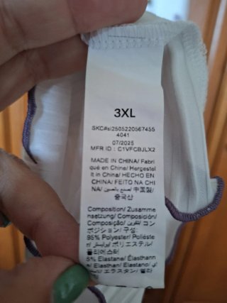 Camisón corazones Shein 3XL