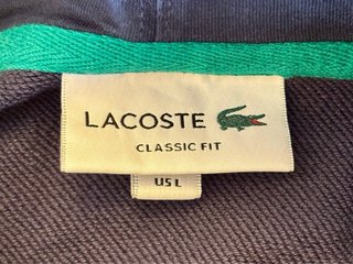 Sudadera con Capucha Lacoste Classic Fit Talla L