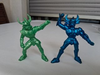 Lottazione di figure Comansi Cavalieri dello Zodiaco anni '80