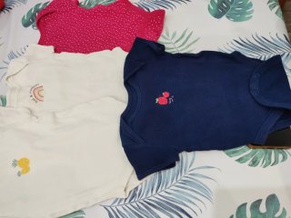 Vestido/Bodie Bebé Niña 6/9 Meses +4 bodi interior