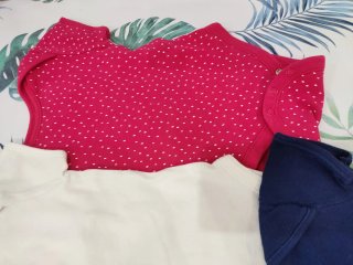 Vestido/Bodie Bebé Niña 6/9 Meses +4 bodi interior